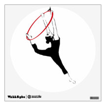 Aerial Hoop / Lyra Wall Decal