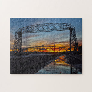 Aerial Lift-brug Duluth Minnesota Legpuzzel
