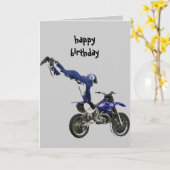 Aerial moto-cross #3 Card grey Green Kaart (Gele Bloem)