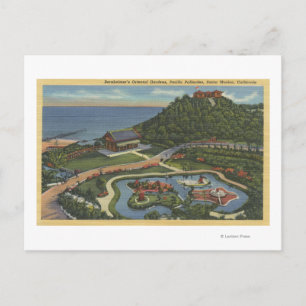 Aerial of Bernheimer's Oriental Garden Briefkaart