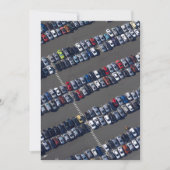 Aerial over Parking Lot Bedankkaart (Voorkant)