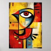 Aerial Signal — Contemporary Abstract Expression Poster (Voorkant)