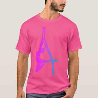 Aerial Silk Dancer on left-Chest Aerialist T-shirt