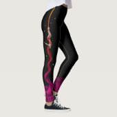 Aerial Silks Artist Fushia Fade Leggings (Rechts)