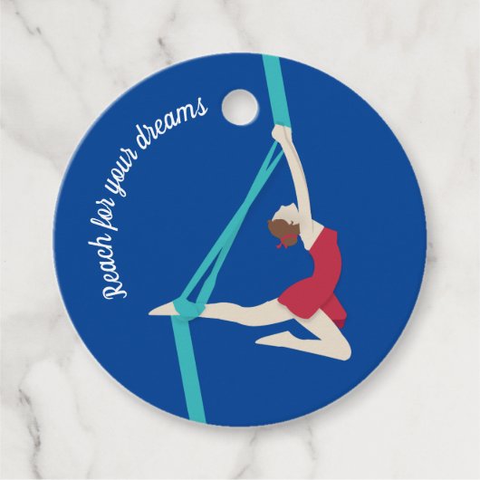 Aerial Silks Bedankjes Labels (Voorkant)
