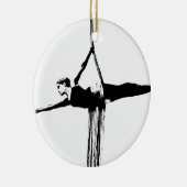 Aerial Silks Dancer Keramisch Ornament (Rechts)