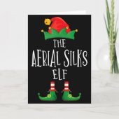 Aerial Silks Elf Shirt Family Matching Pajamas Chr Kaart (Voorkant)