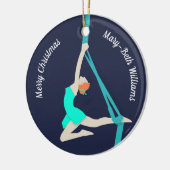 Aerial Silks Keramisch Ornament (Links)