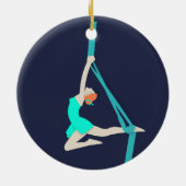 Aerial Silks Keramisch Ornament (Achterkant)
