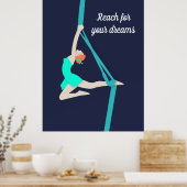 Aerial Silks Poster (Keuken)