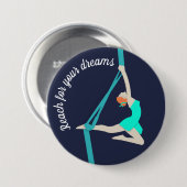 Aerial Silks Ronde Button 7,6 Cm (Voorkant /achterkant)