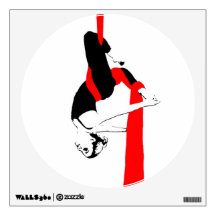 Aerial Silks Wall Decal