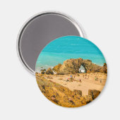 Aerial Uitzicht Pedra Furada Jericoacoara Brazilië Magneet (Voorkant / Achterkant)
