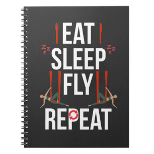 Aerial Yoga Artist Gymnastic Dance Aerialist Girl Notitieboek