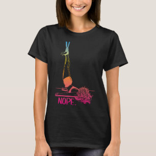 Aerial Yoga Hangmat Nope Kleur T-shirt