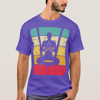 Aerial Yoga Meditation Silhouette T-shirt