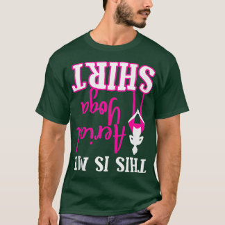 Aerial Yoga Teacher Student Instructor Kerstmis T-shirt