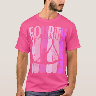 Aerialist 40e verjaardag Aerial Silk Yoga T-shirt