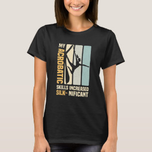 Aerialist Yoga Lint Zijde Acrobatics Aerial Gymnas T-shirt