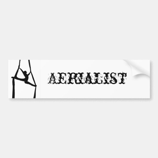 Aerialistische Bumpersticker (Voorkant)