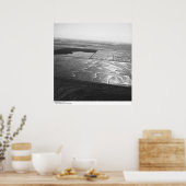 Aerials, Sacramento Valley, Rice fields, mei 1966 Poster (Keuken)