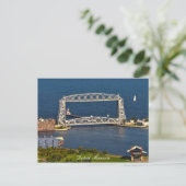 Aeriel Lift Bridge Duluth Minnesota Briefkaart (Staand voorkant)