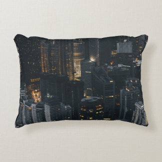 AERIËLE FOTOGRAFIE VAN GEBOUWEN ACCENT KUSSEN