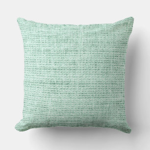 Aero blue burlap-achtergrond kussen