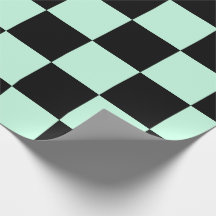 Aero Blue en Black Checkered Pattern