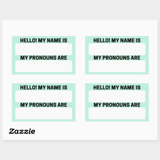 Aero Blue Name & Pronoun Labels (Vel)