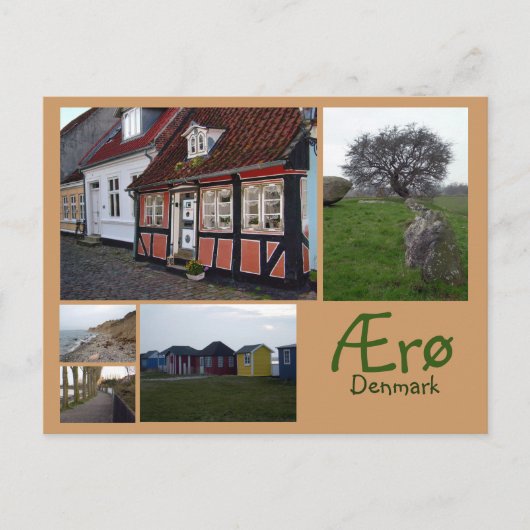 AErø Collage Briefkaart (Voorkant)