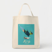 AErø, Denemarken Kaart Tote Bag (Voorkant)