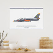 Aero L-39 Roemenië Poster (Keuken)
