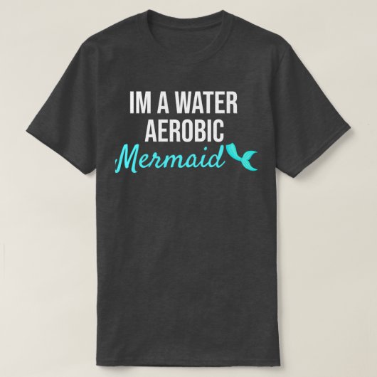 Aerobe Zeemeermin Funny Gift T-shirt (Design voorkant)