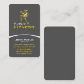 Aerobic Fitness Personal Trainer Visitekaartje (Voorkant / Achterkant)