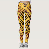 Aerobic Instructor Workout Tights Leggings (Voorkant)