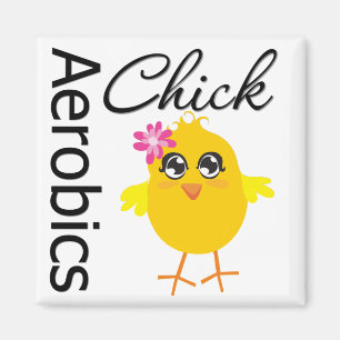 Aerobics Chick Magneet