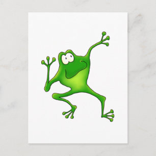 Aerobics Frog Briefkaart