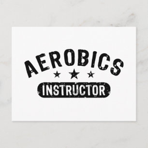 Aerobics Instrucor Briefkaart