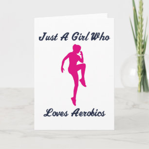 Aerobics Meisje Gezegde Gymnastiek Gift Kaart