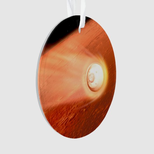 Aérocoque Avec Perpersévérance Rover Descente Vers (devant)