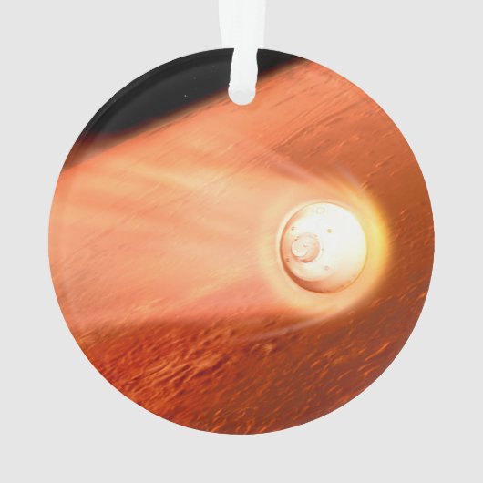 Aérocoque Avec Perpersévérance Rover Descente Vers (dos)