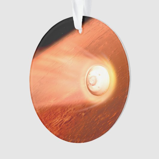 Aérocoque Avec Perpersévérance Rover Descente Vers (devant)