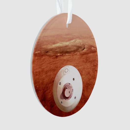 Aérocoque Avec Perpersévérance Rover Descente Vers (devant)