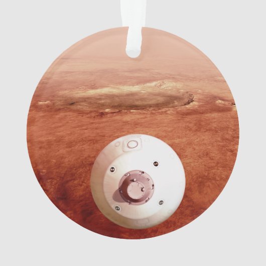 Aérocoque Avec Perpersévérance Rover Descente Vers (dos)