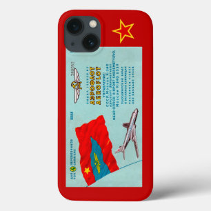 Aeroflot Passenger Ticket iPhone 13 Hoesje