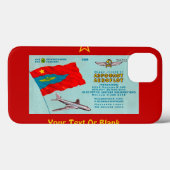 Aeroflot Passenger Ticket Case-Mate iPhone Case (Achterkant (horizontaal))