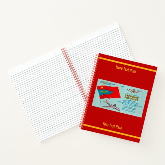 Aeroflot Passenger Ticket Notitieboek (Binnen)