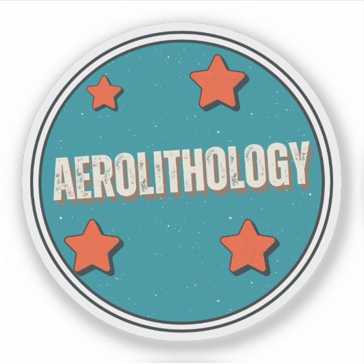 Aerolithologie Sticker (Voorkant)