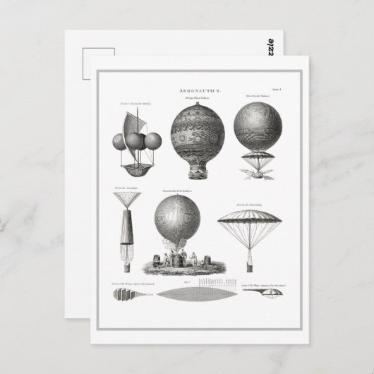 Aeronautics Vliegmachines Briefkaart (Voorkant / Achterkant)